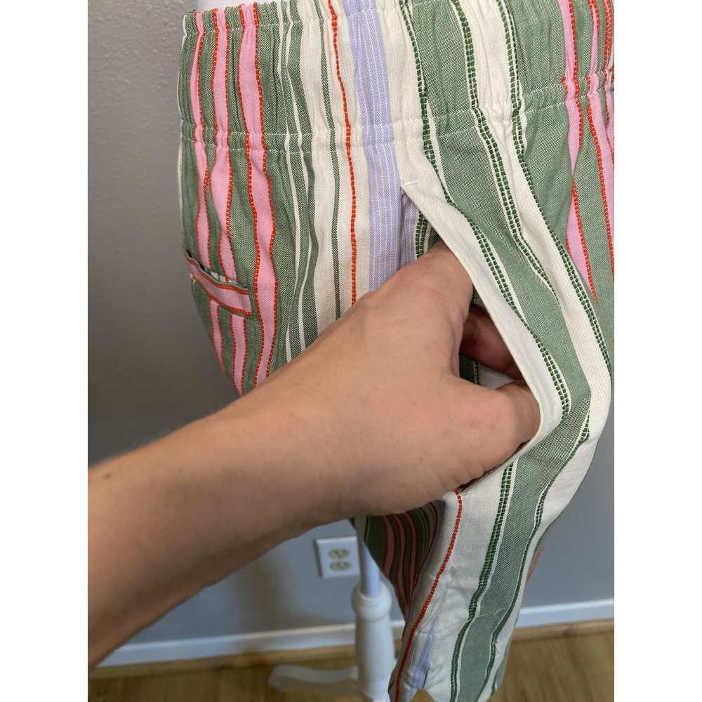 Stine Goya Striped Organic Cotton Set Tie Back Top & High Rise Shorts XXS - Picture 9 of 15
